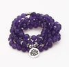 Amethyst Mala 108 Prayer Bracelet