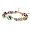 Ocean Fishbone Macramé Iridescent Bracelet