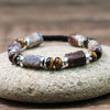 Raw Tiger's Eye Crystal Adjustable Bracelet