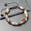 Raw Tiger's Eye Crystal Adjustable Bracelet